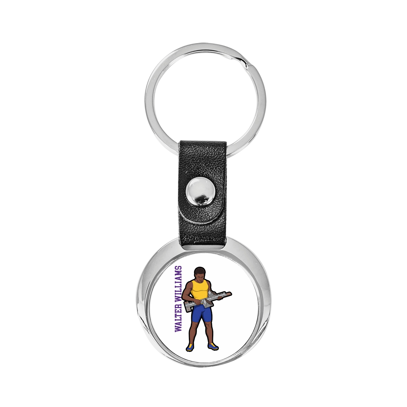 Key Chain — Name Vertical in Classic