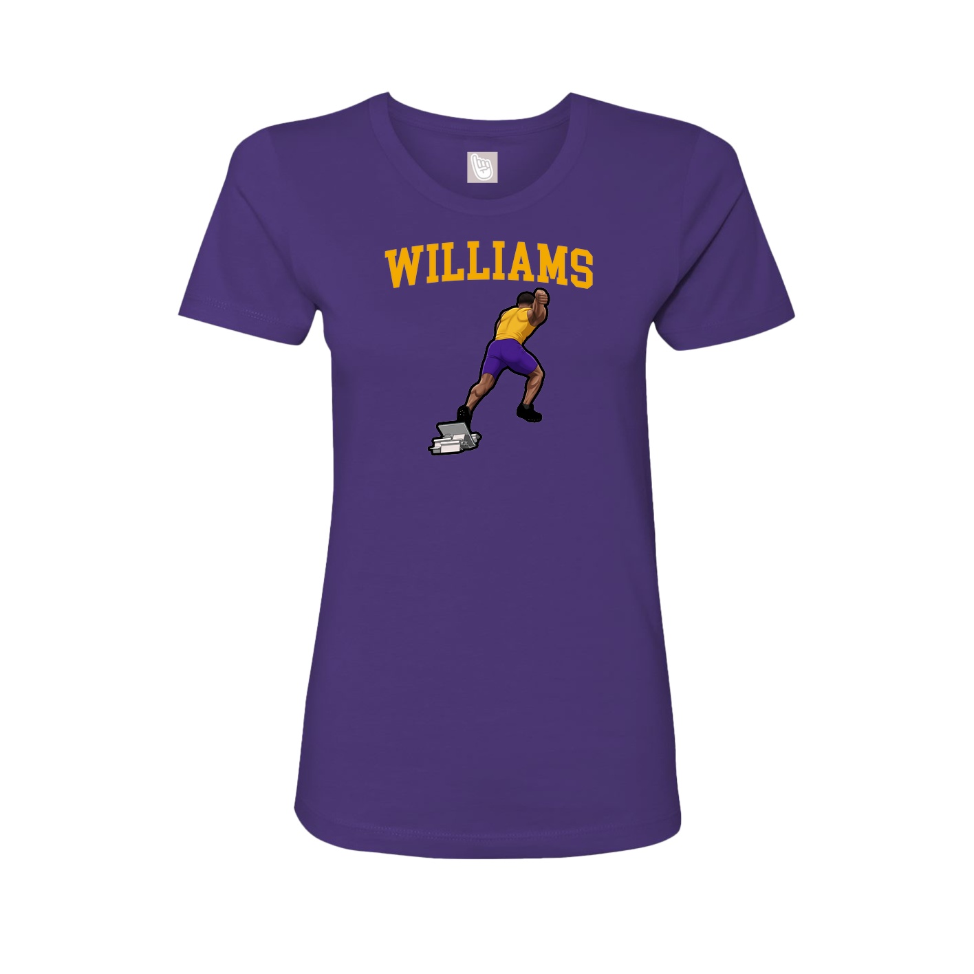 Fitted Women's Tee — Shirsey in Purple