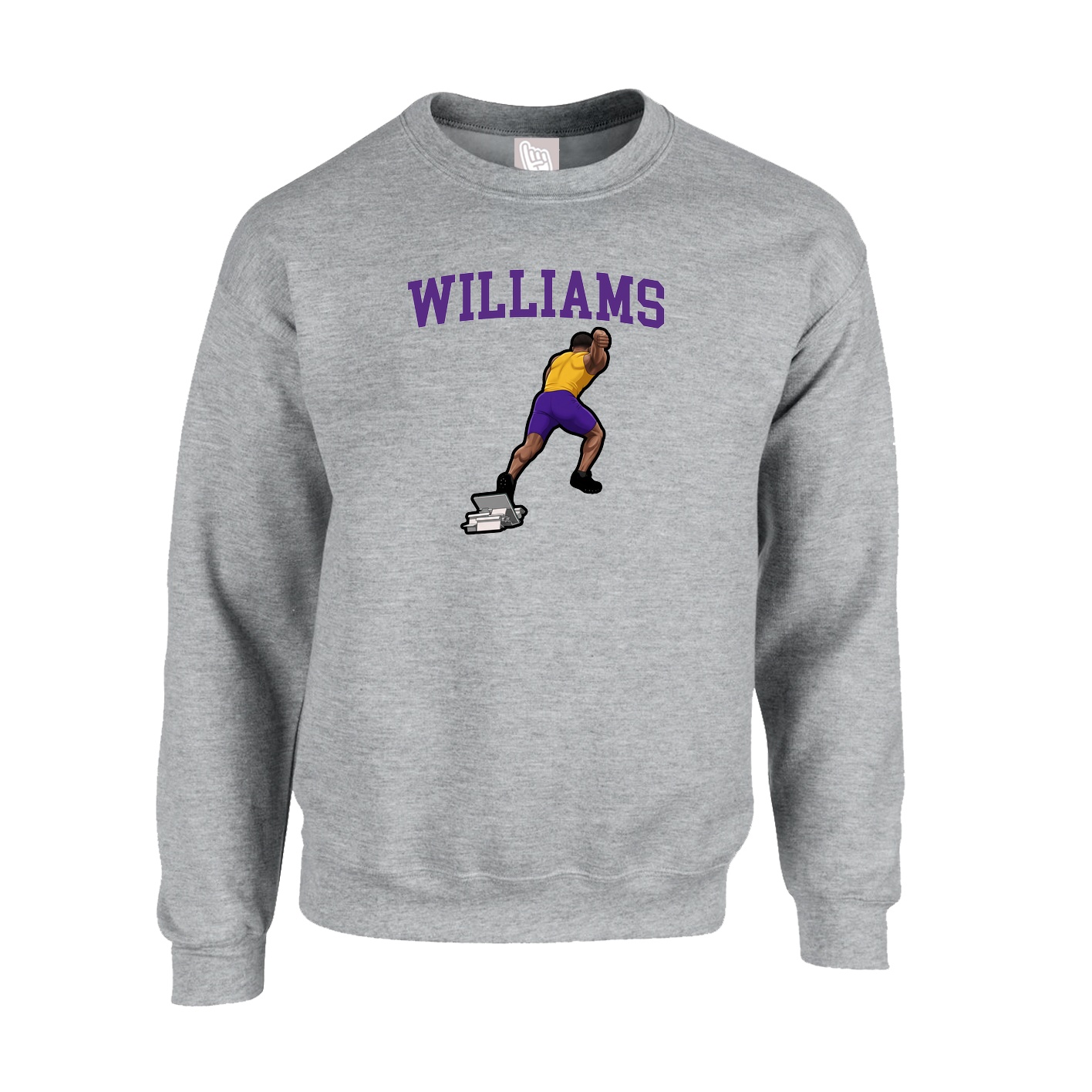 Fleece Crew — Shirsey in Grey