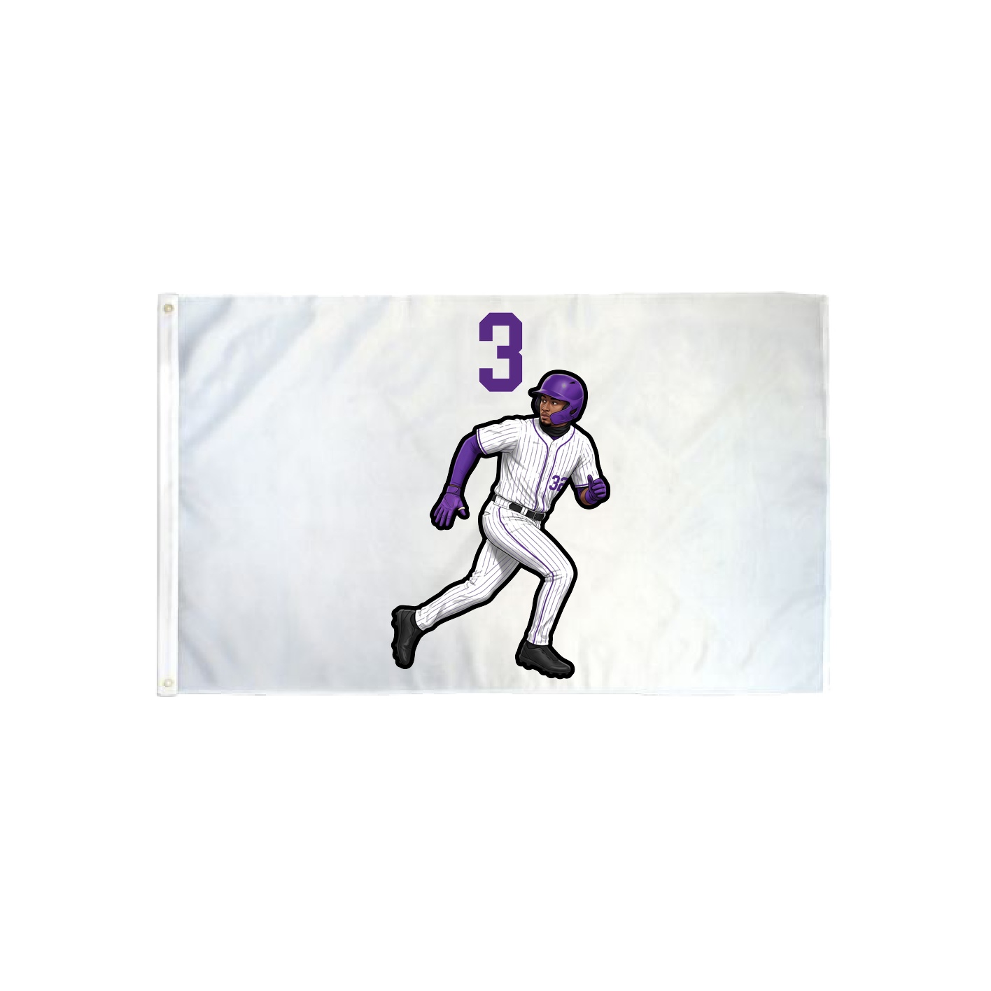 3x5 Flag — Number Top in Classic