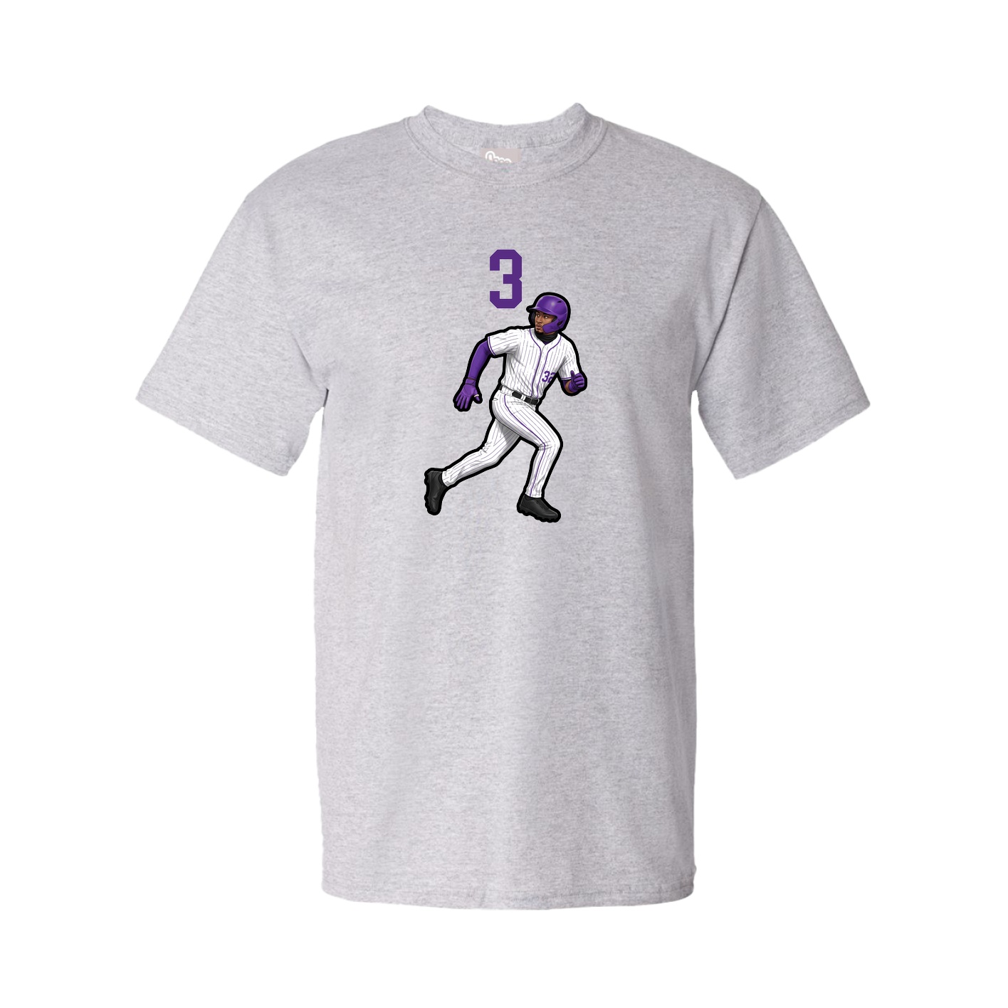 Tee — Number Top in Grey