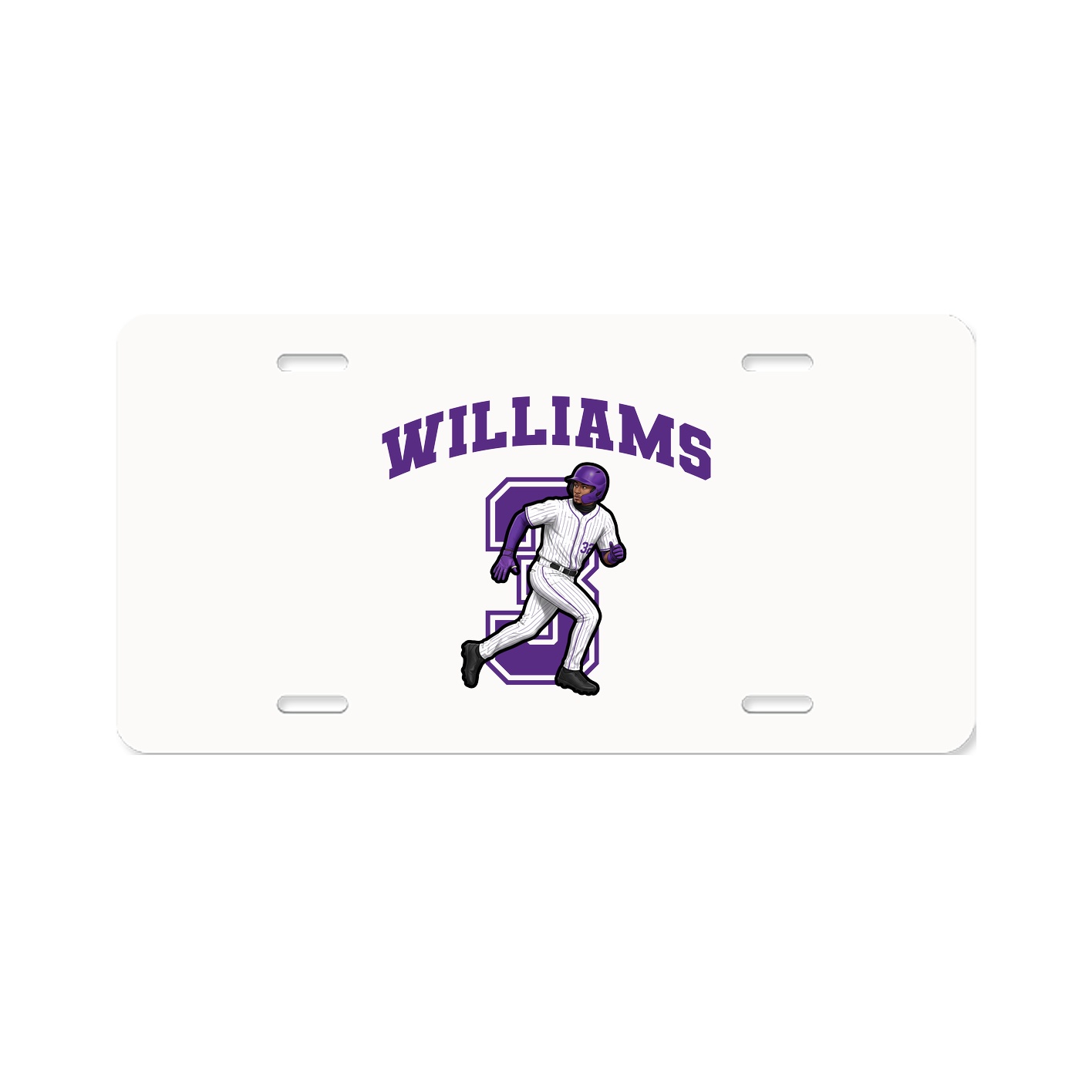 License Plate — Number in Classic