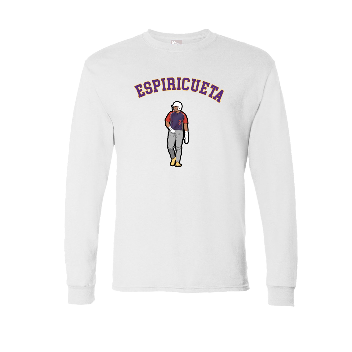 Long Sleeve Tee — Shirsey Arch in White