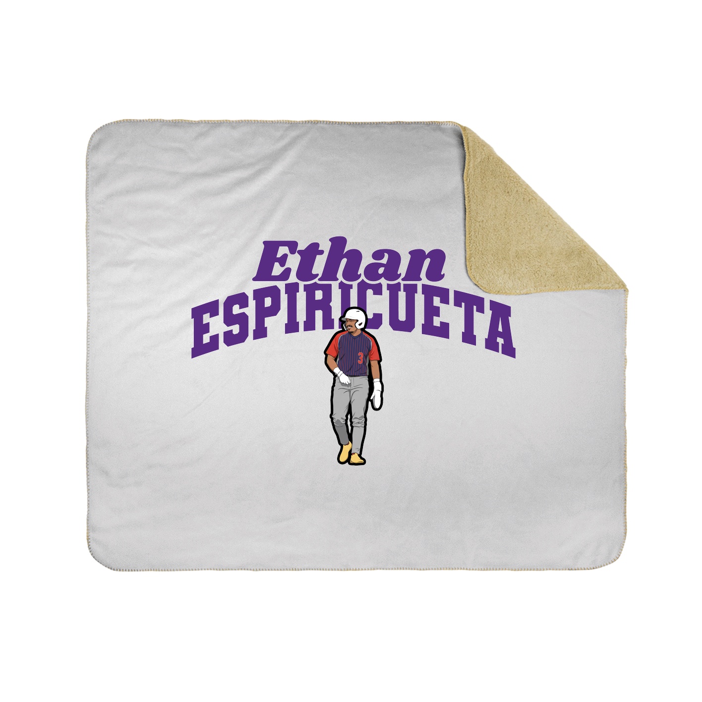 Throw Blanket — Signature Arch in White