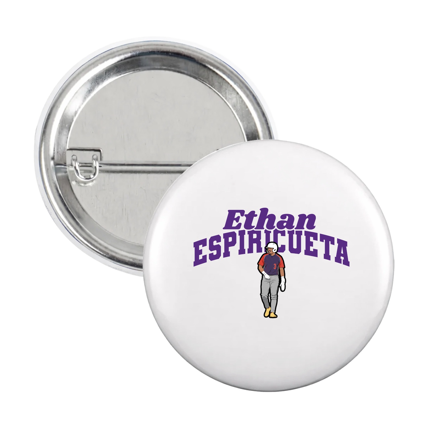 Game Day Button — Signature Arch in White