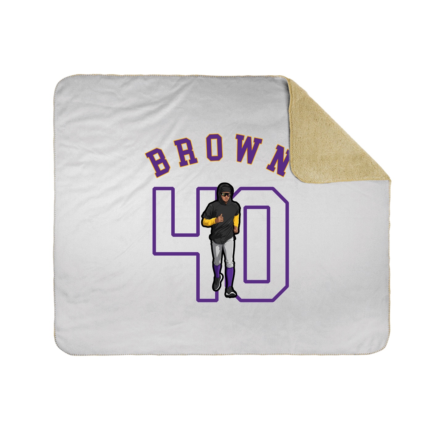 Throw Blanket — Shirsey Arch in White