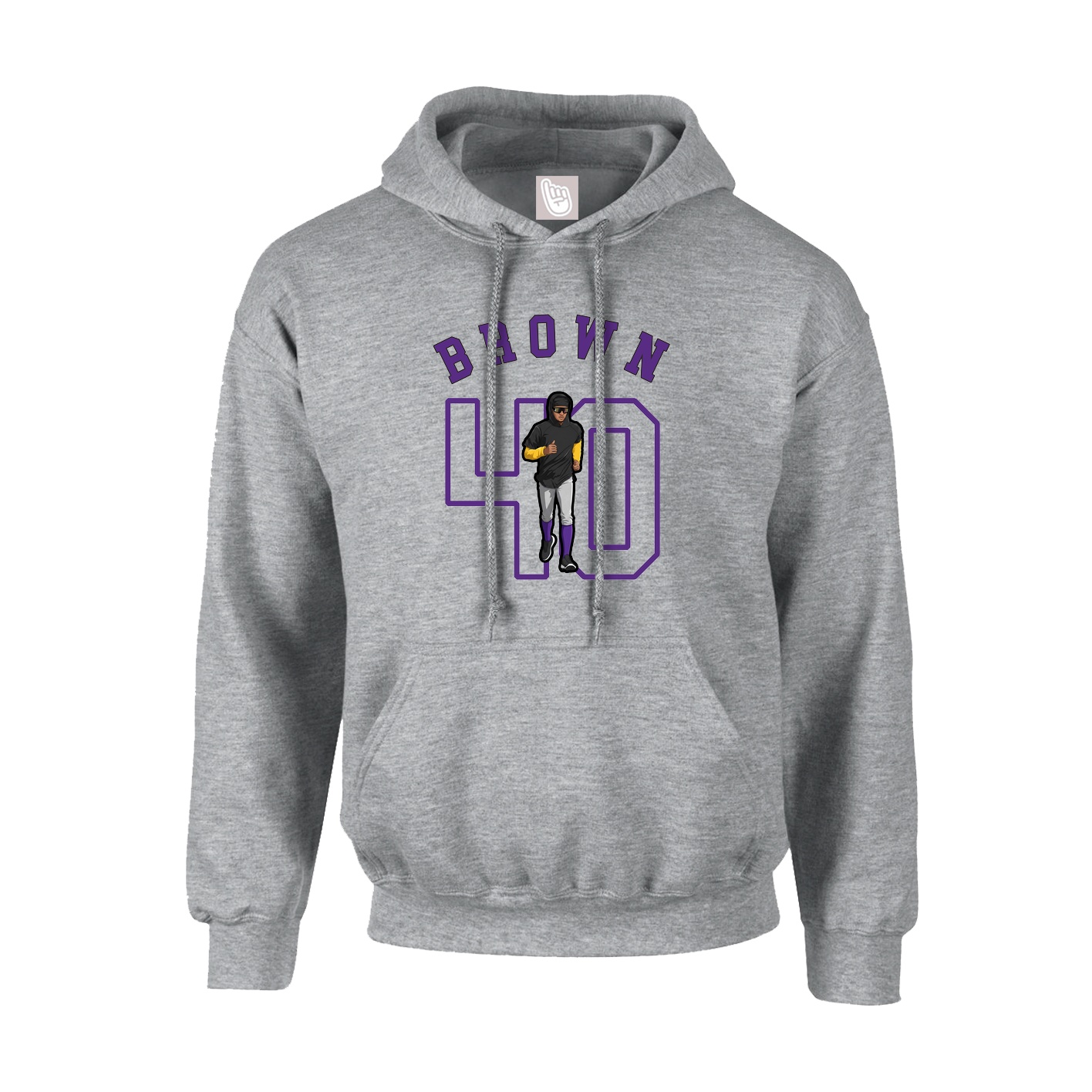 Youth Hoodie — Shirsey Arch in Grey