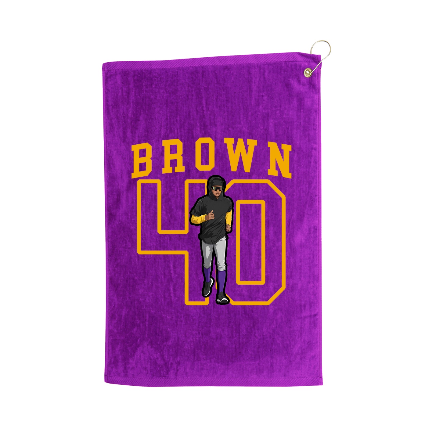 Golf Towel — Shirsey in Purple