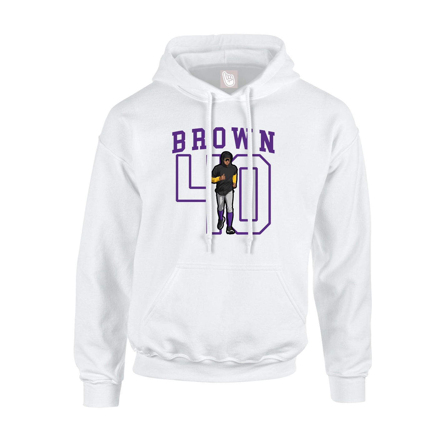 Hoodie — Shirsey in White