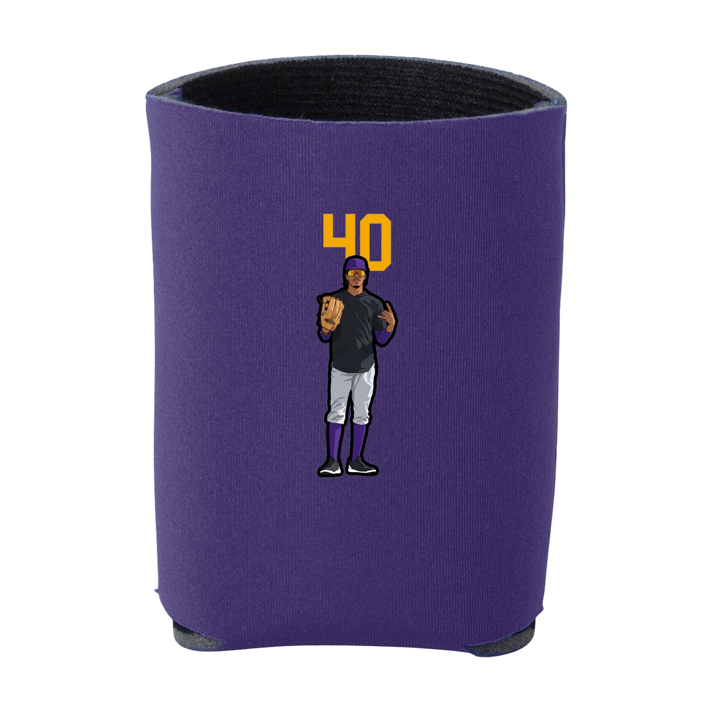 Can Holder — Number Top in Purple