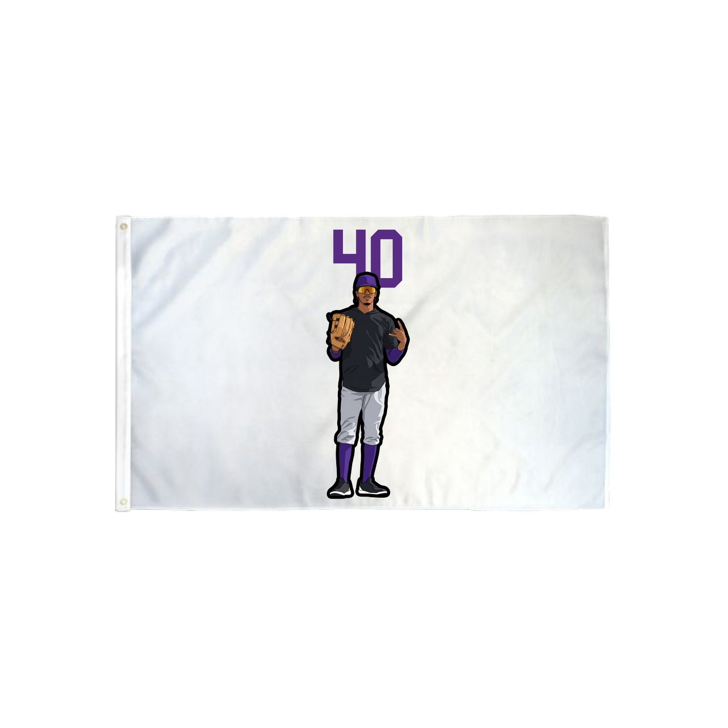 3x5 Flag — Number Top in Classic