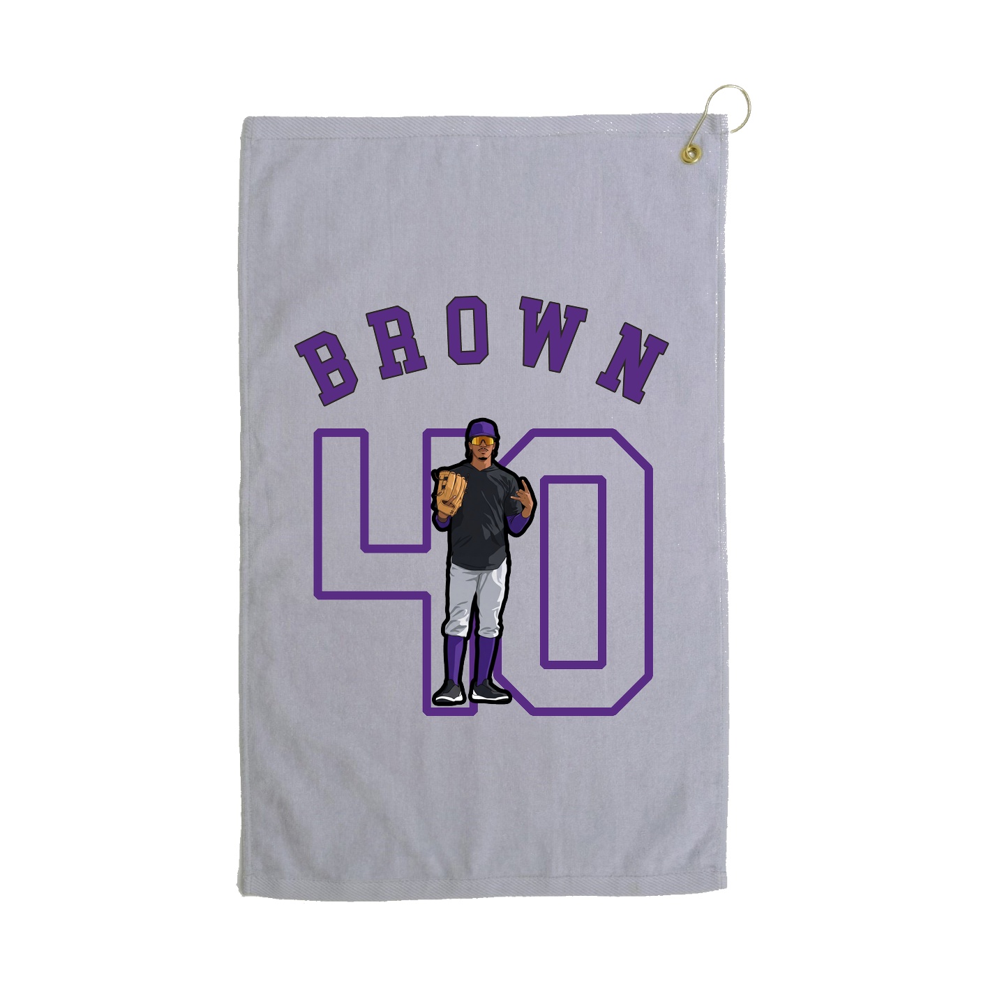 Golf Towel — Shirsey Arch in Grey