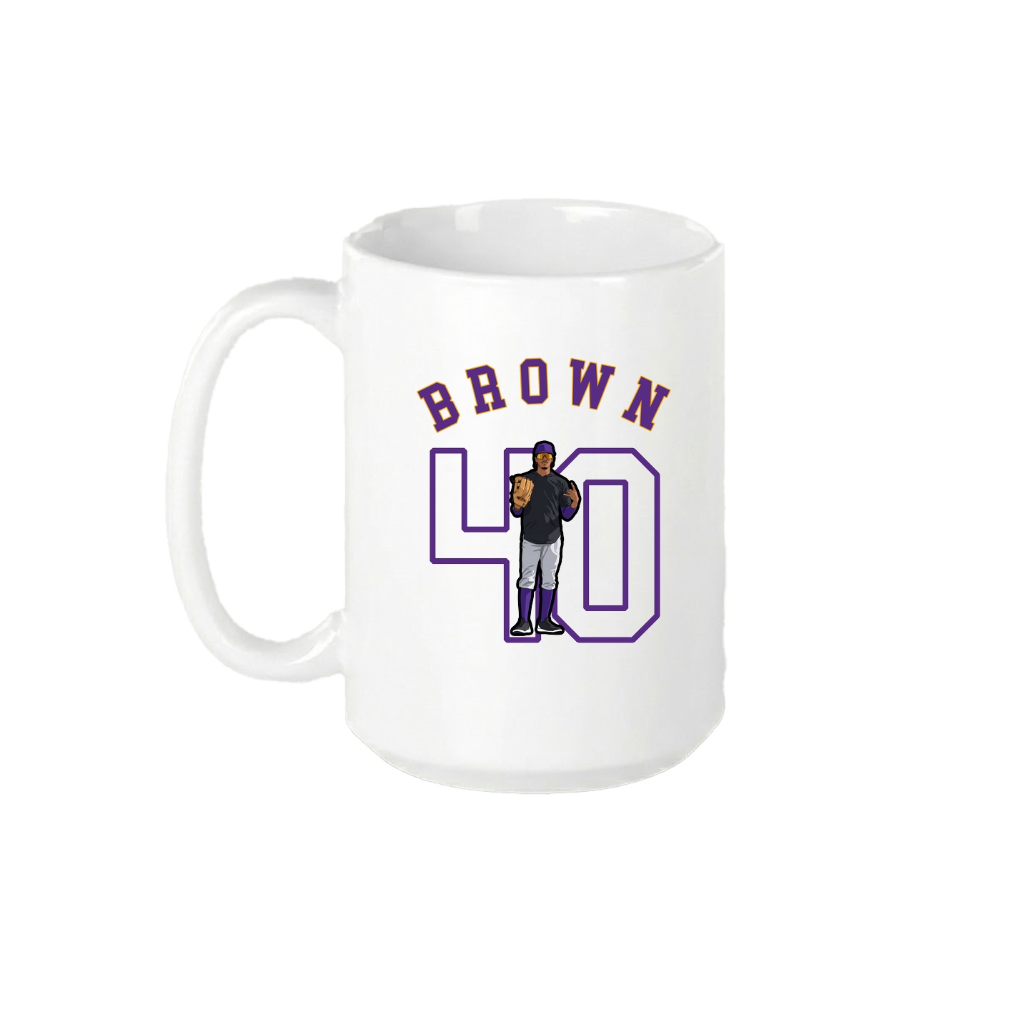 15oz Coffee Mug — Shirsey Arch in White