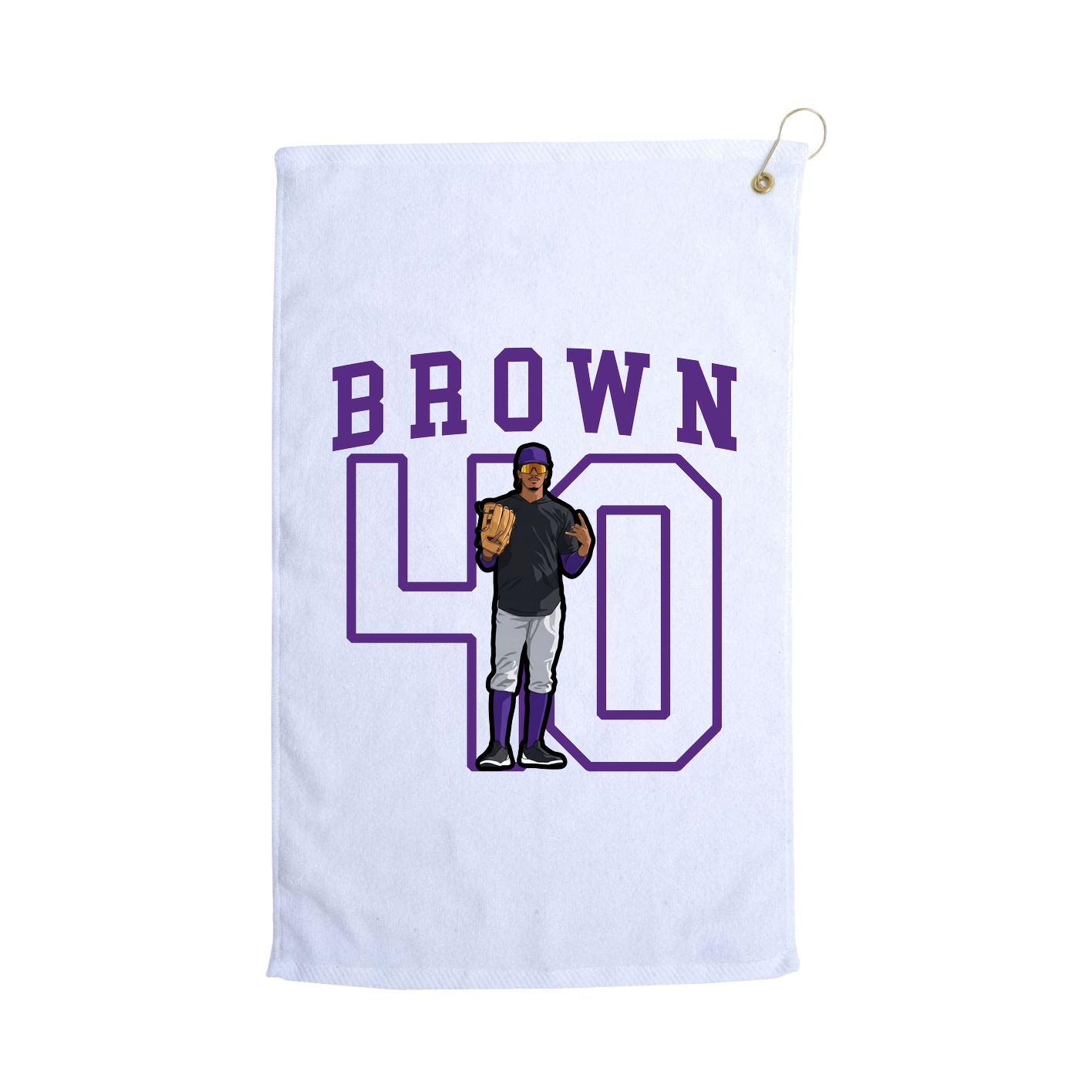 Golf Towel — Shirsey in White