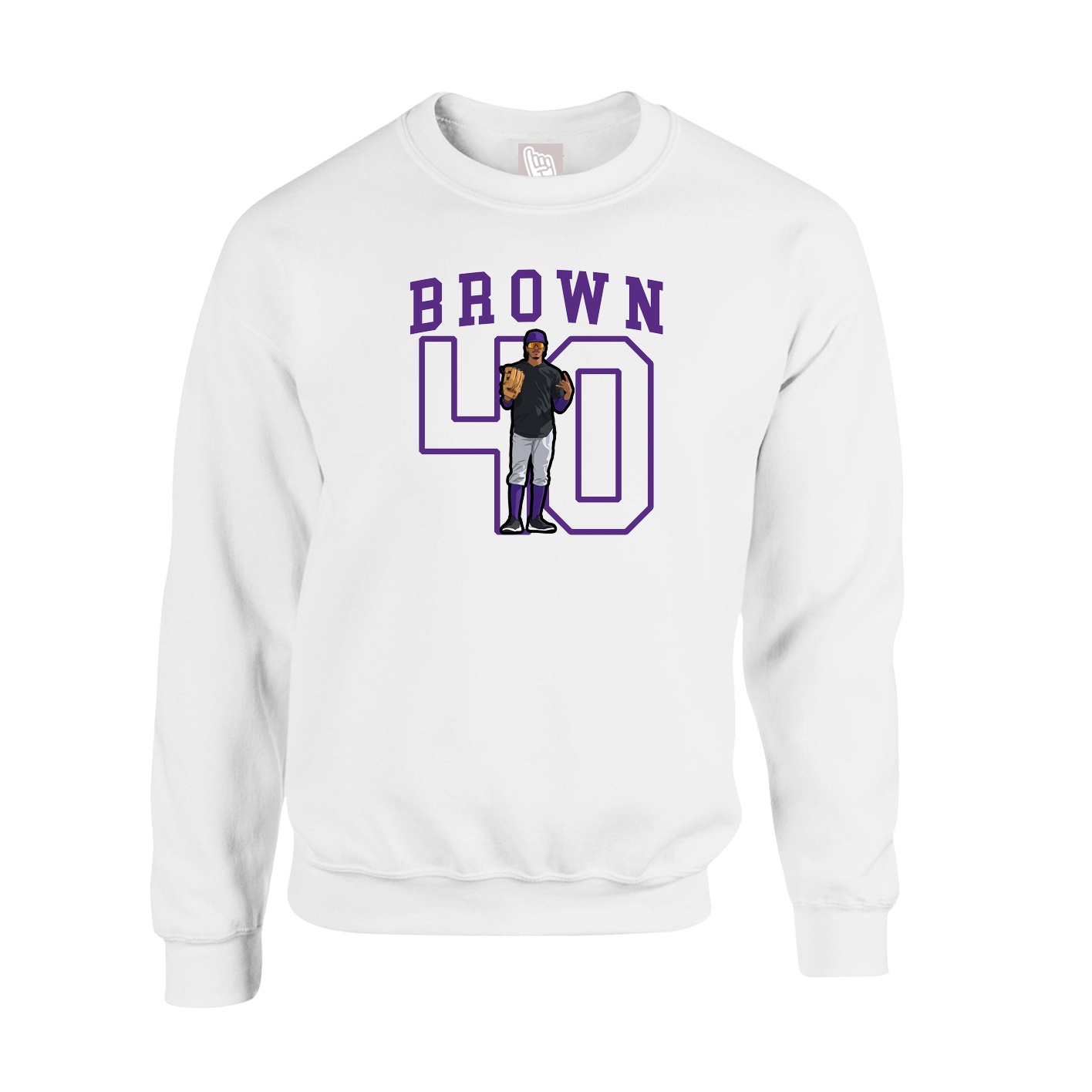 Fleece Crew — Shirsey in White