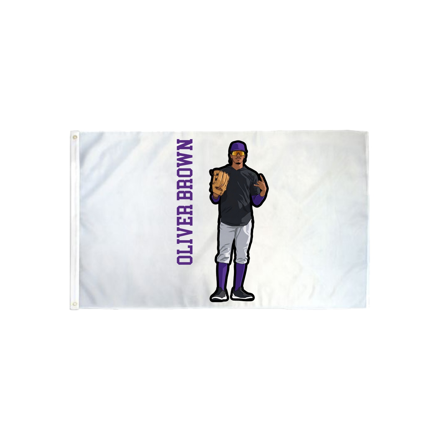 3x5 Flag — Name Vertical in Classic