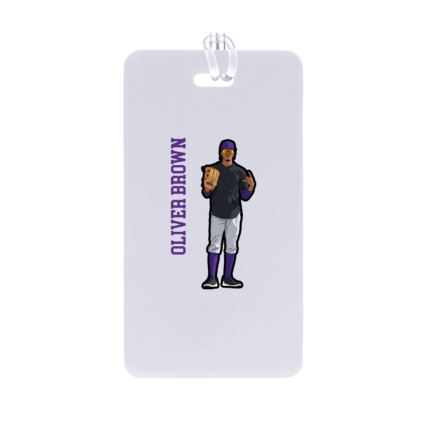Bag Tag — Name Vertical in Classic
