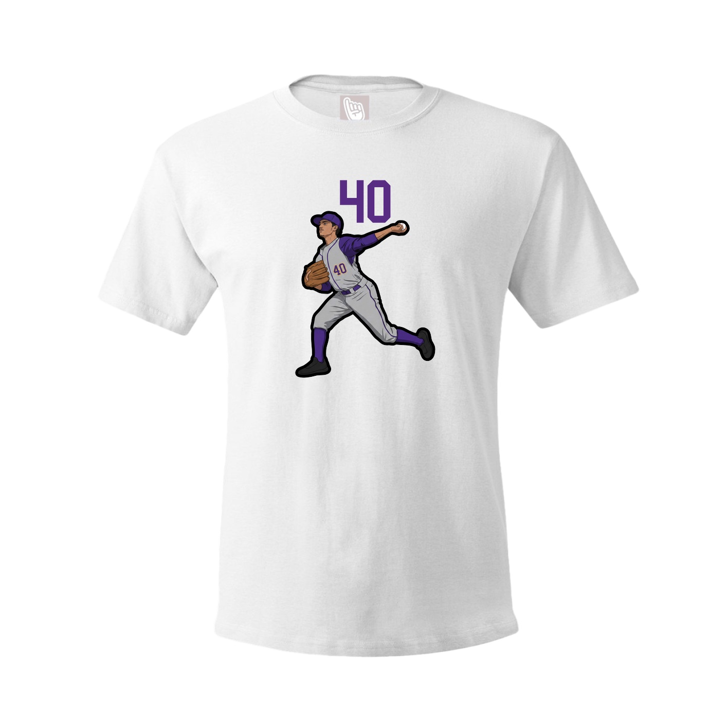 Tee — Number Top in White