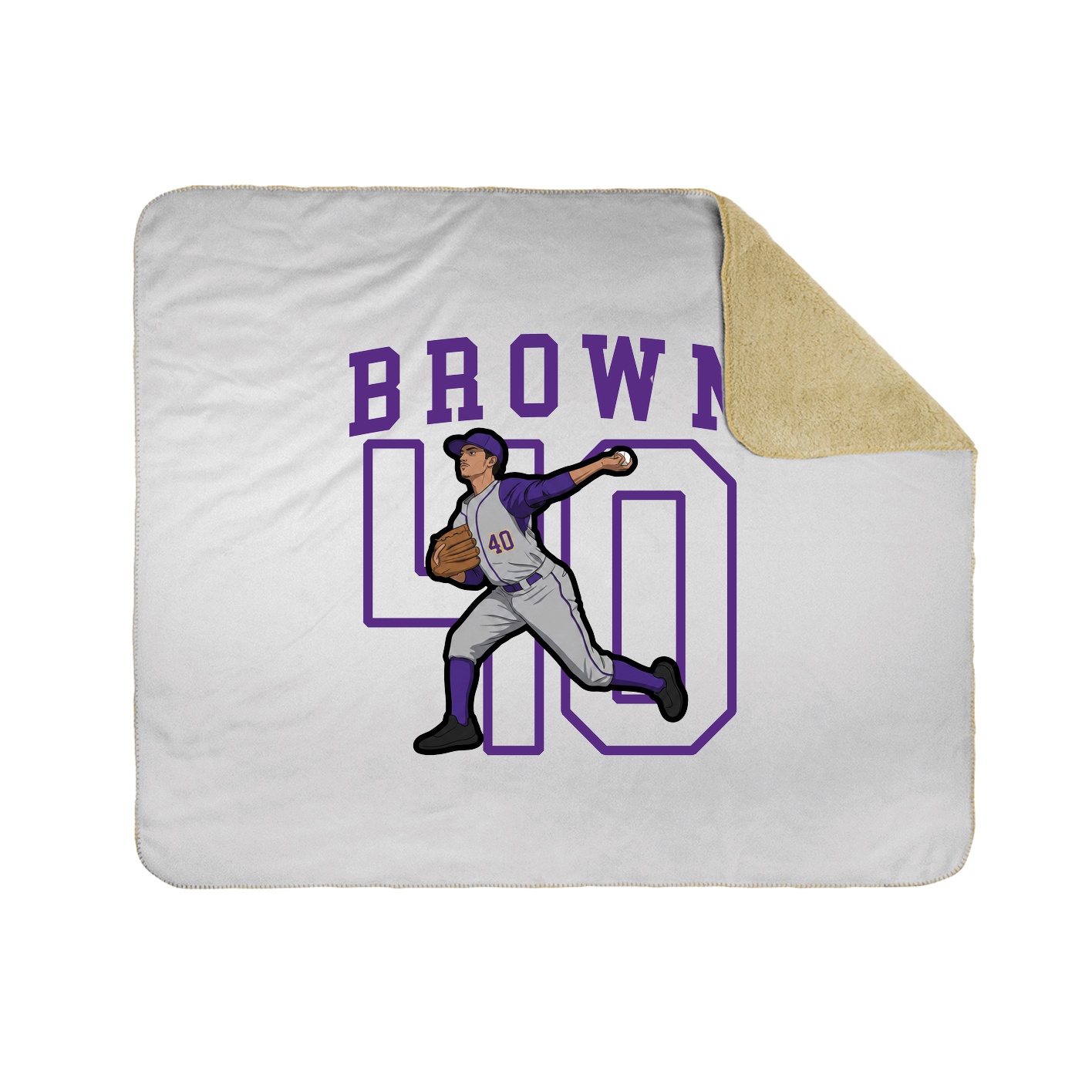 Throw Blanket — Shirsey in White