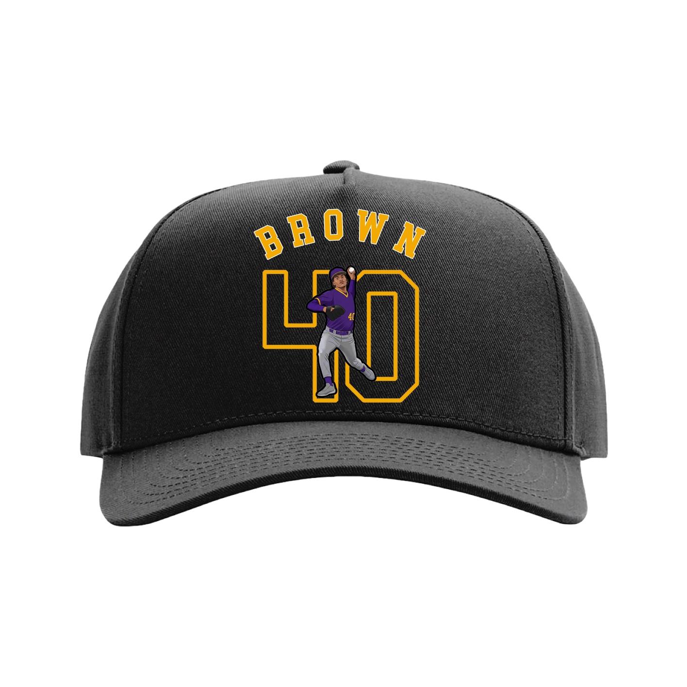 Full Fabric Five-Panel Champ Cap