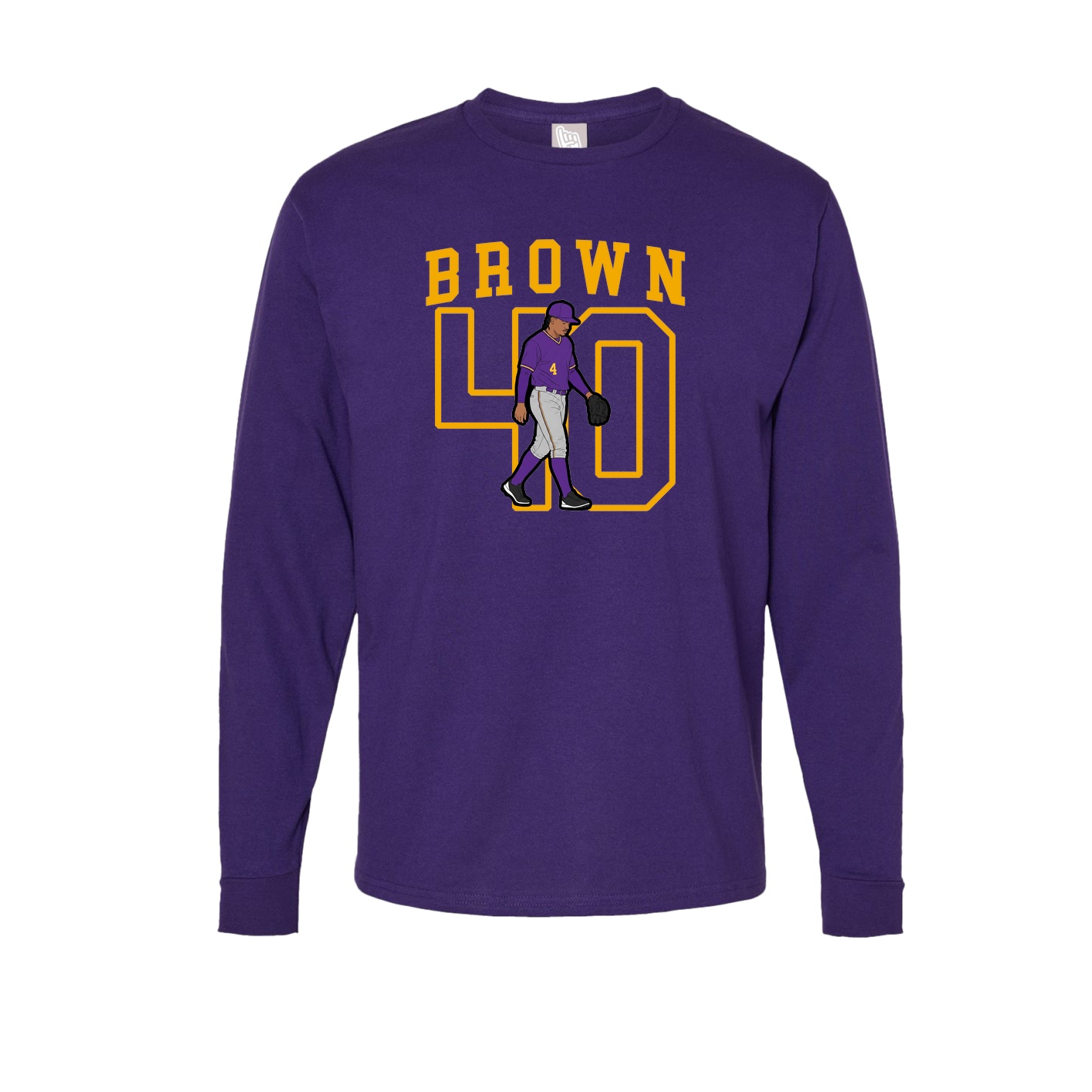 Long Sleeve Tee — Shirsey in Purple