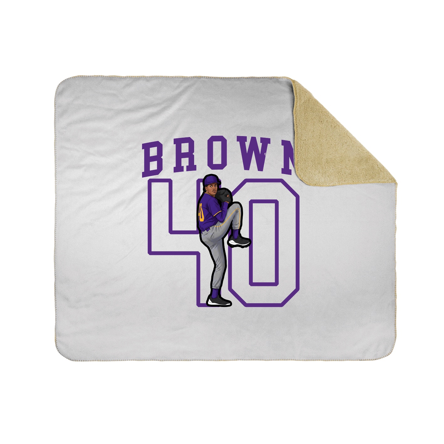 Throw Blanket — Shirsey in White