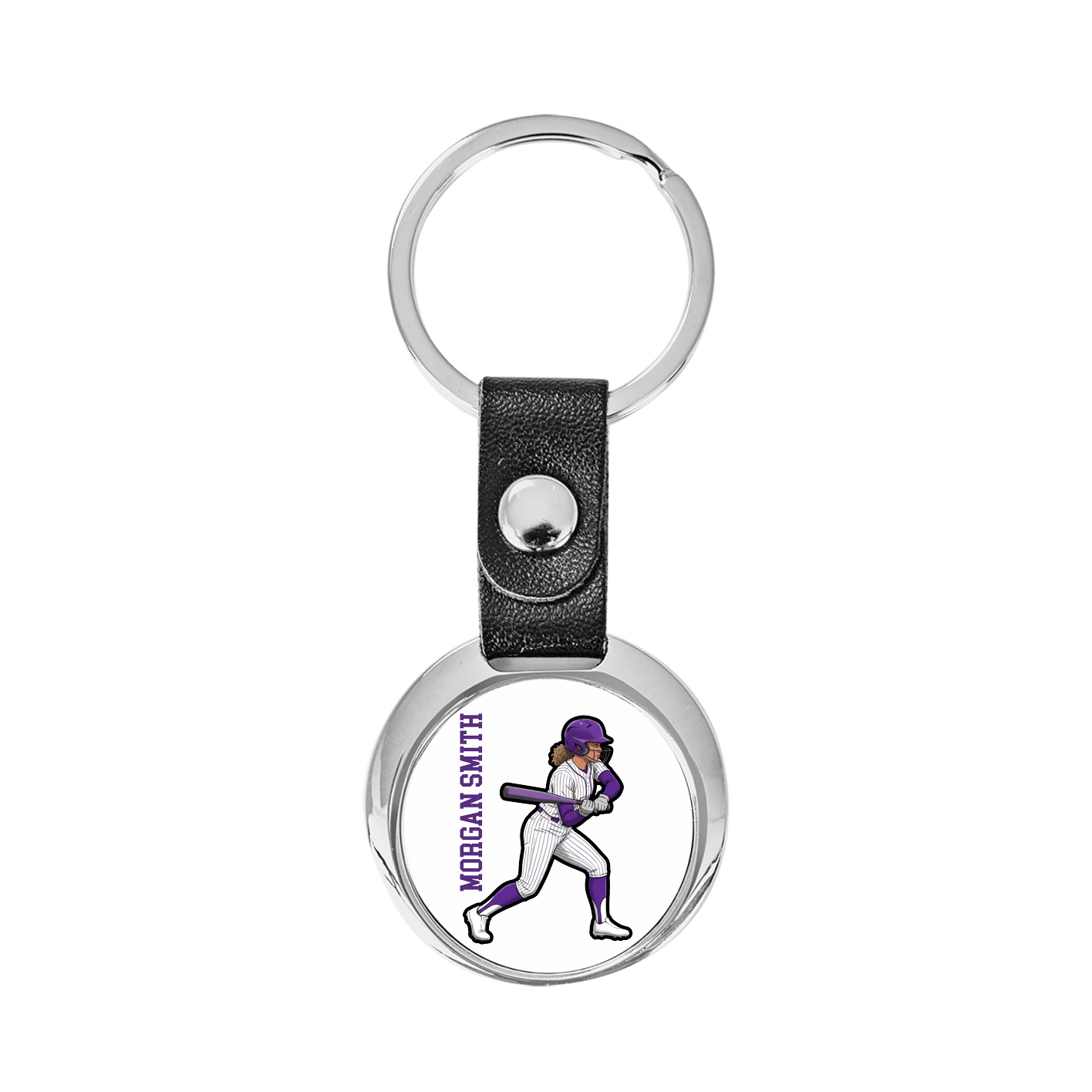 Key Chain — Name Vertical in Classic