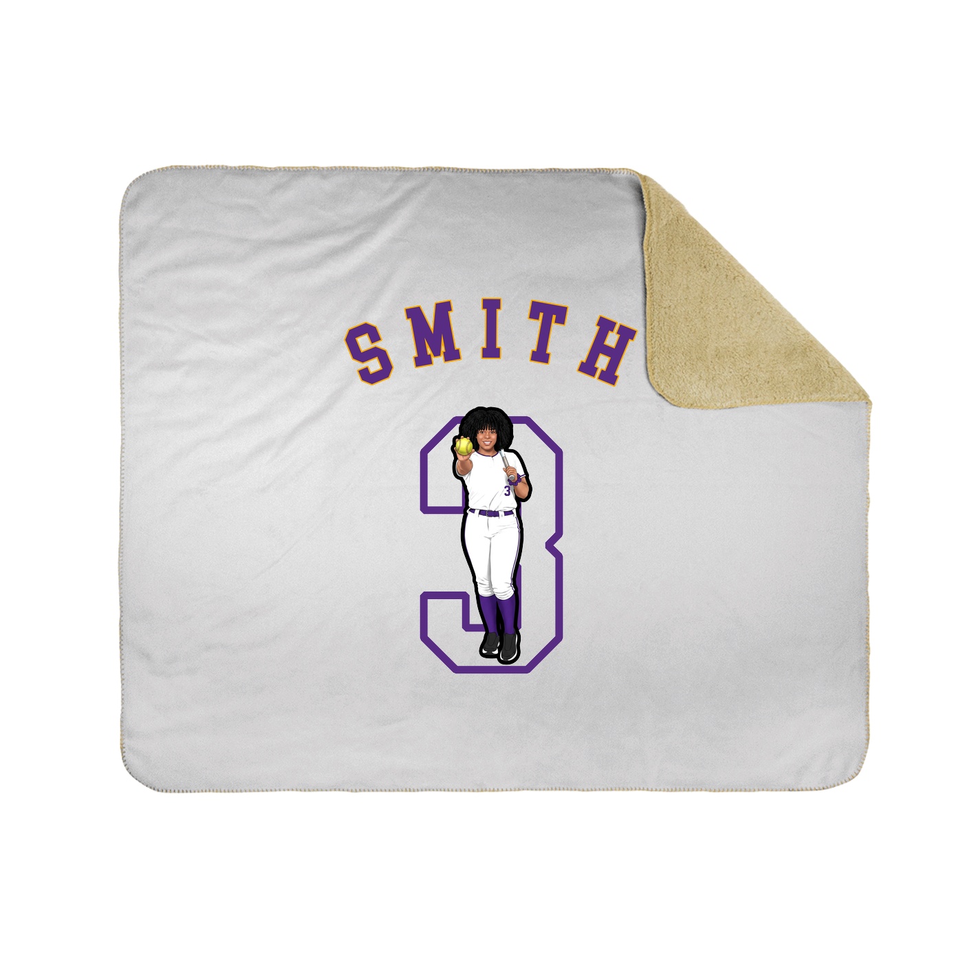 Throw Blanket — Shirsey Arch in White