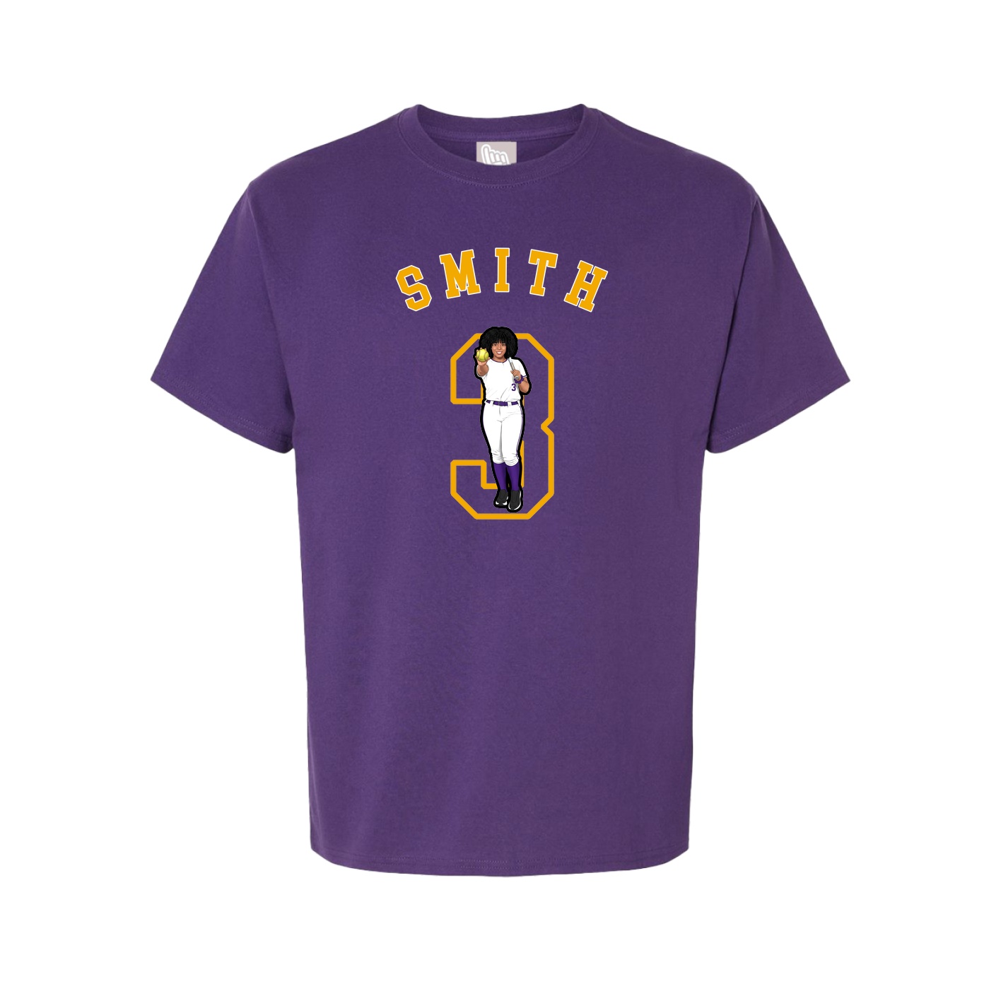 Youth Tee — Shirsey Arch in Purple