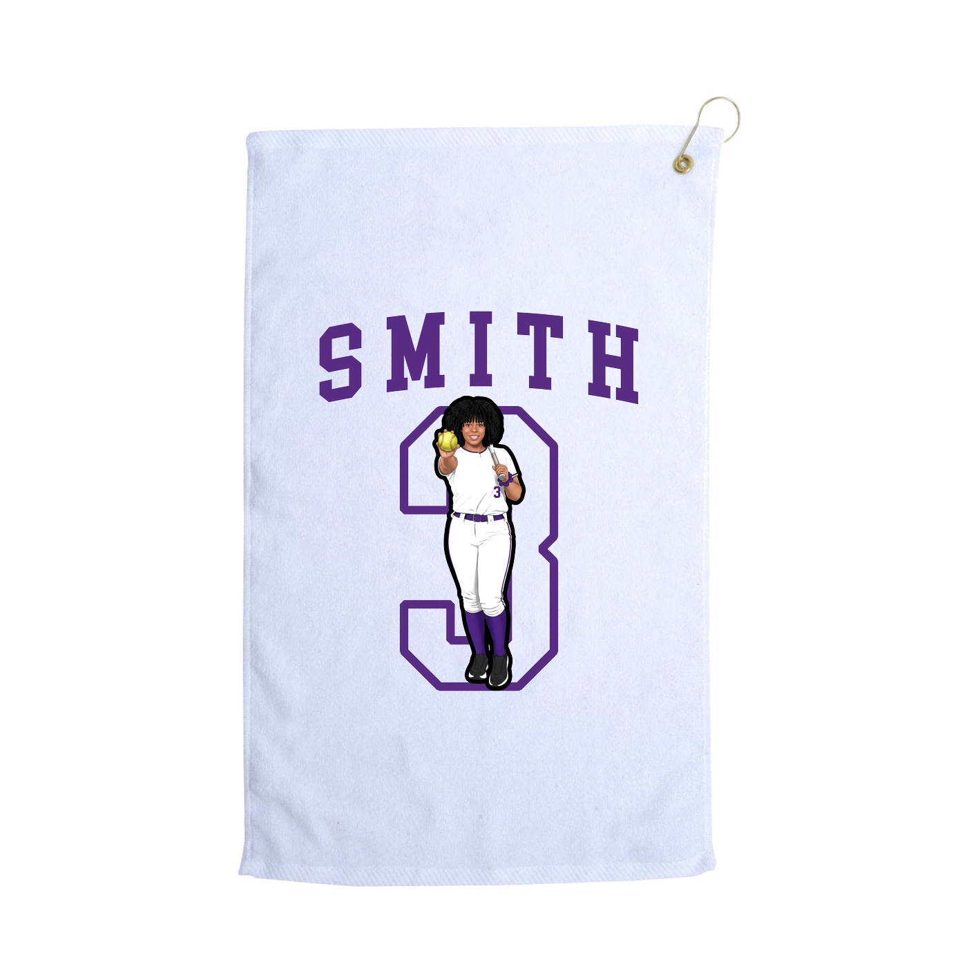 Golf Towel — Shirsey in White