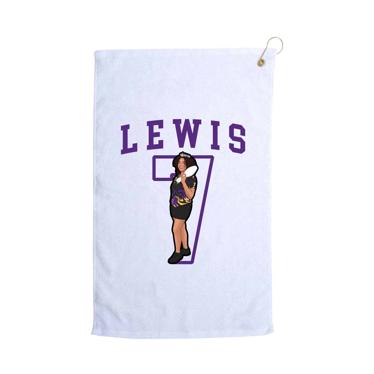 Golf Towel — Shirsey in White