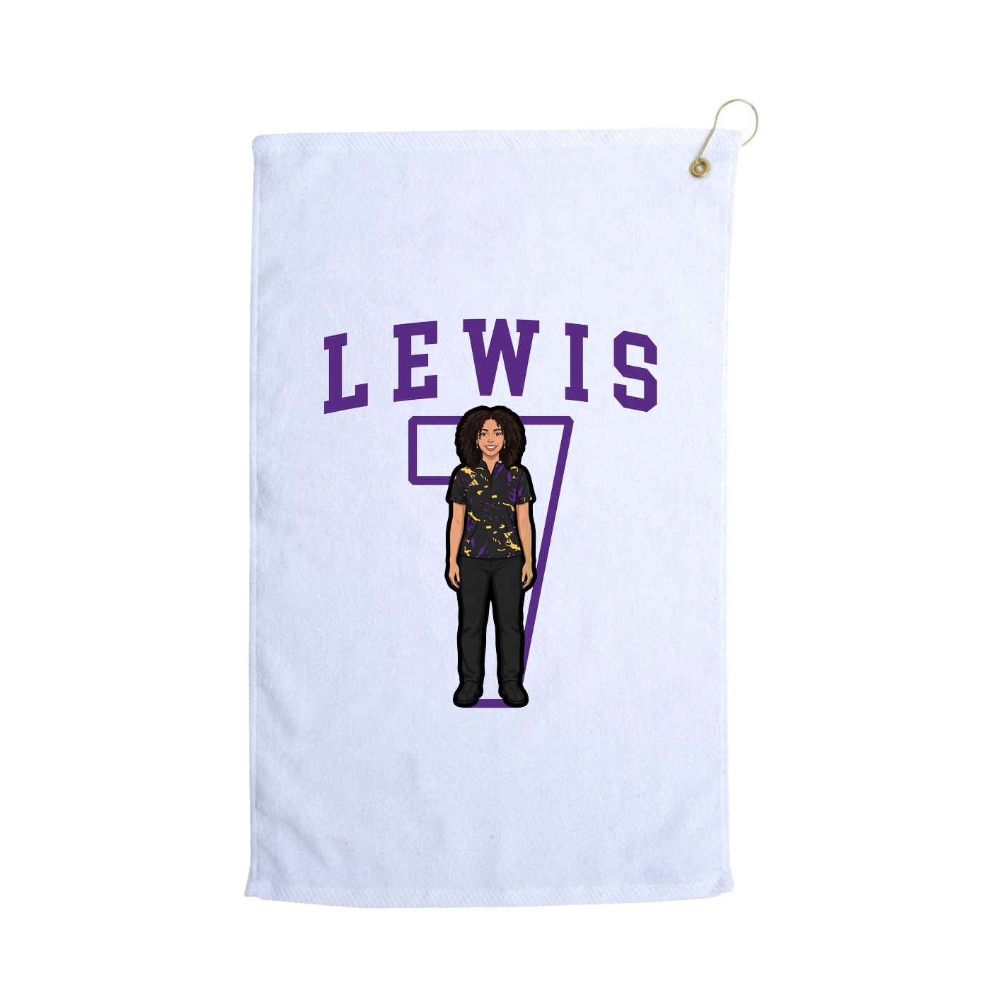 Golf Towel — Shirsey in White