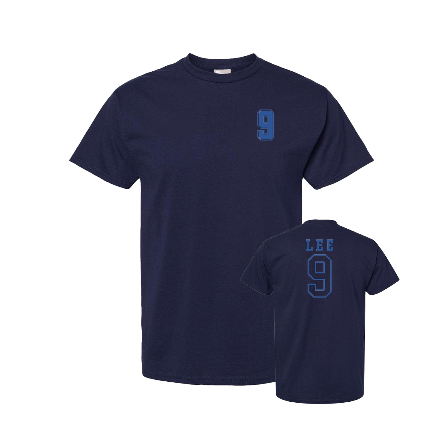 Tee — Chest Back in Navy
