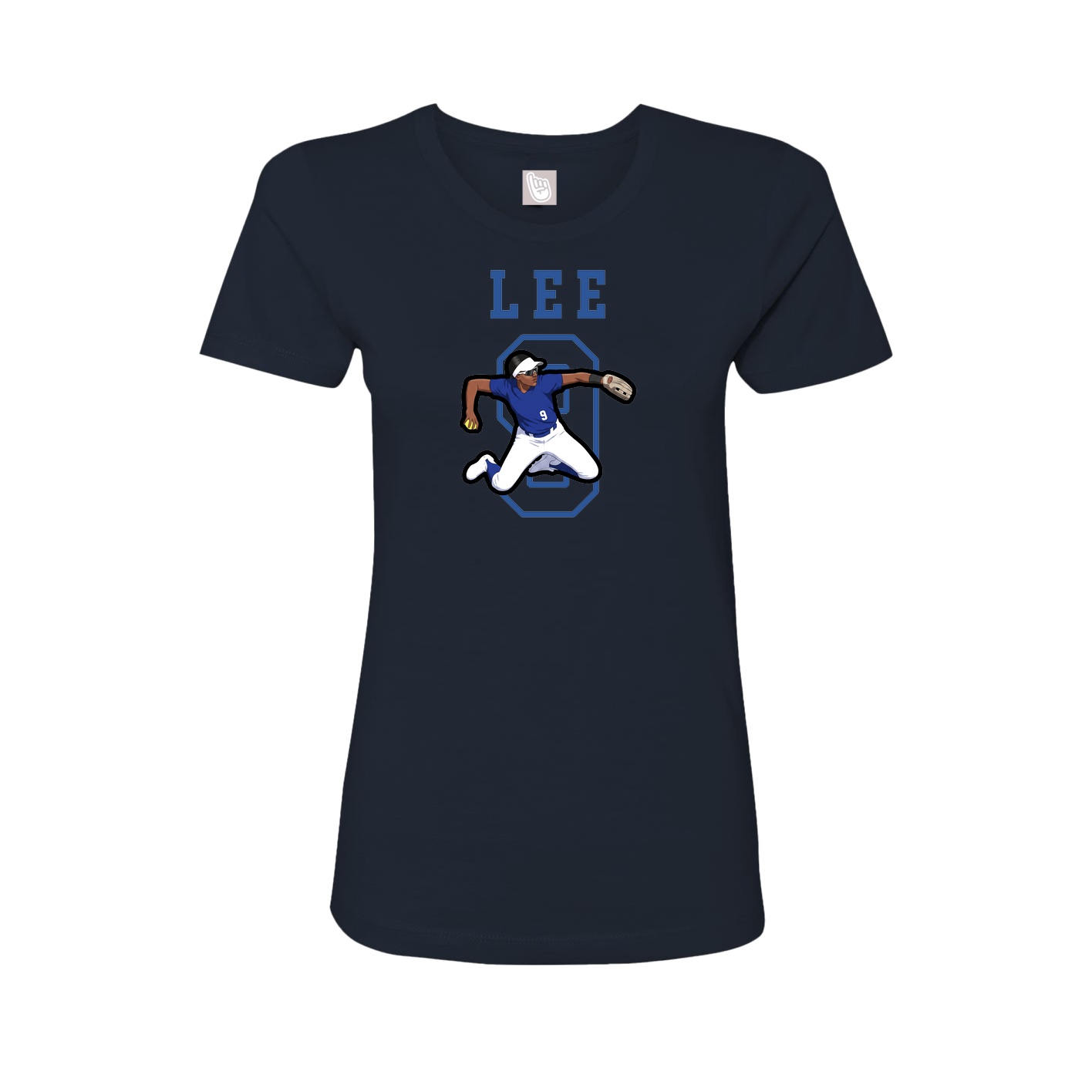 Fitted Women's Tee — Shirsey in Navy