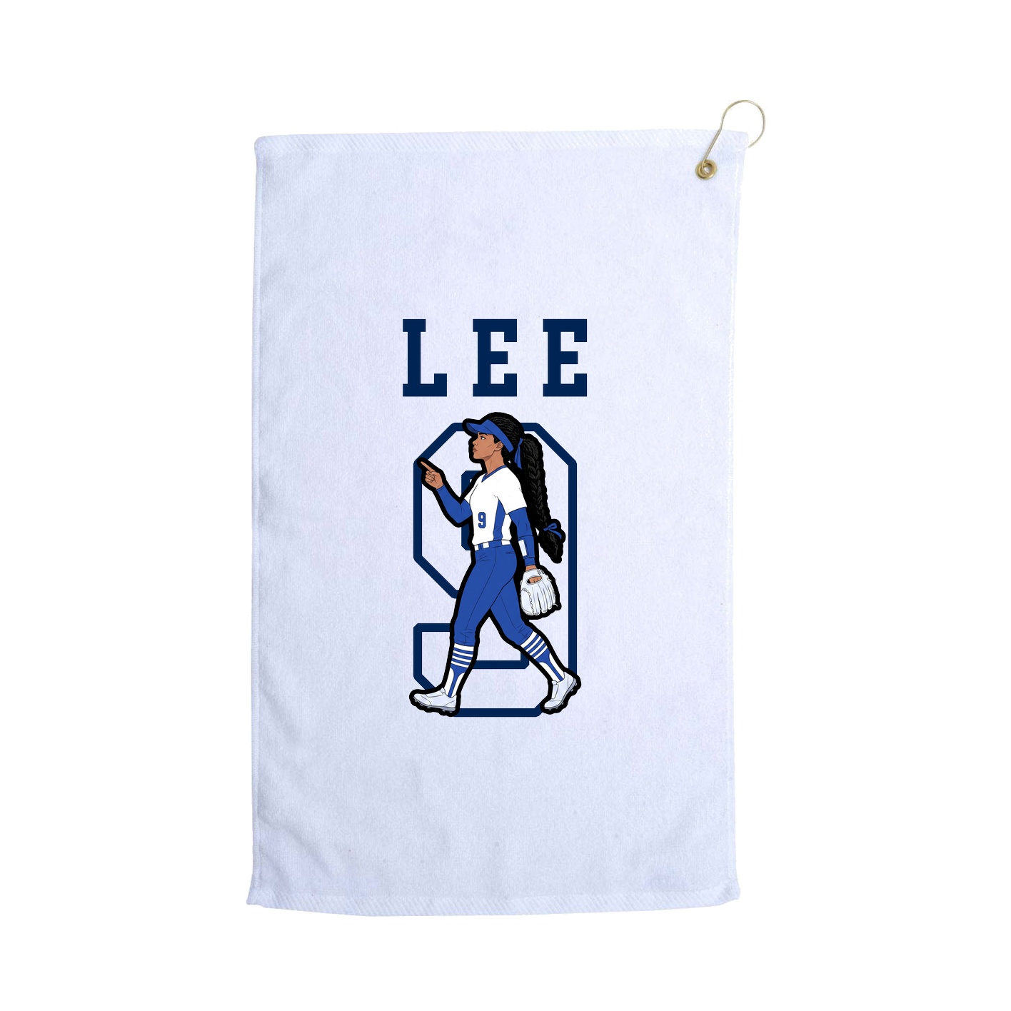Golf Towel — Shirsey in White