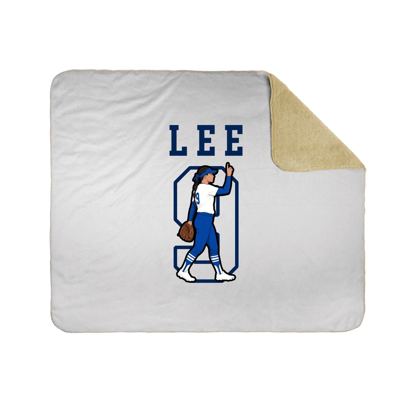 Throw Blanket — Shirsey in White