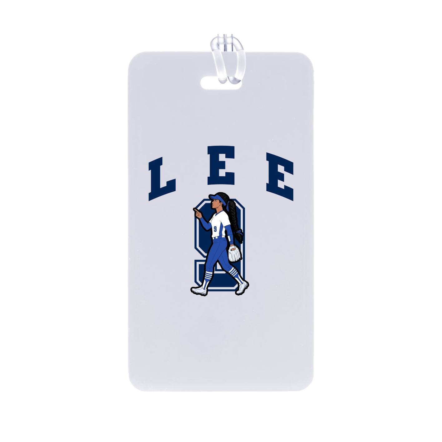 Bag Tag — Number in Classic