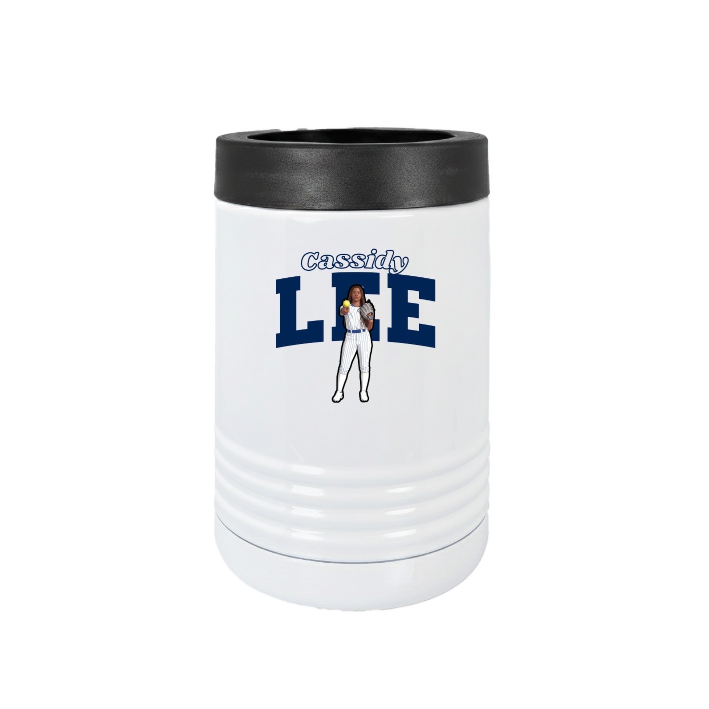 Beverage Holder — Name Arch in White