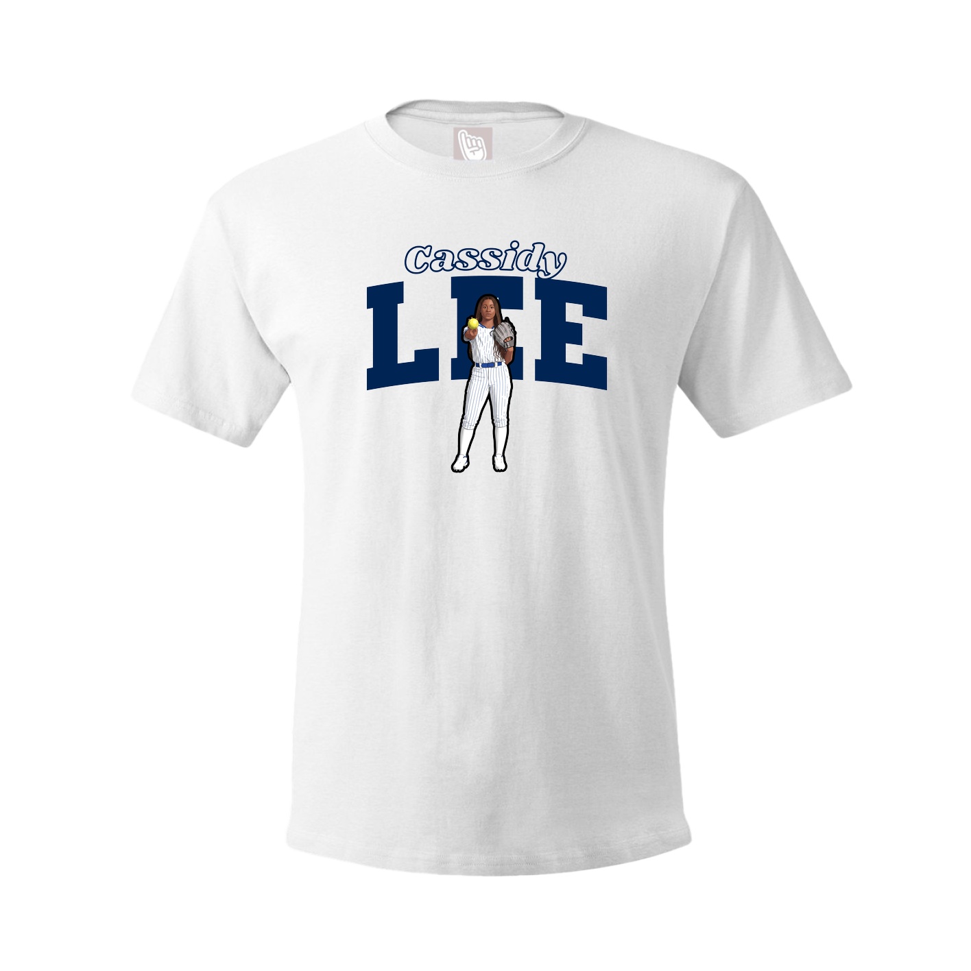 Tee — Name Arch in White