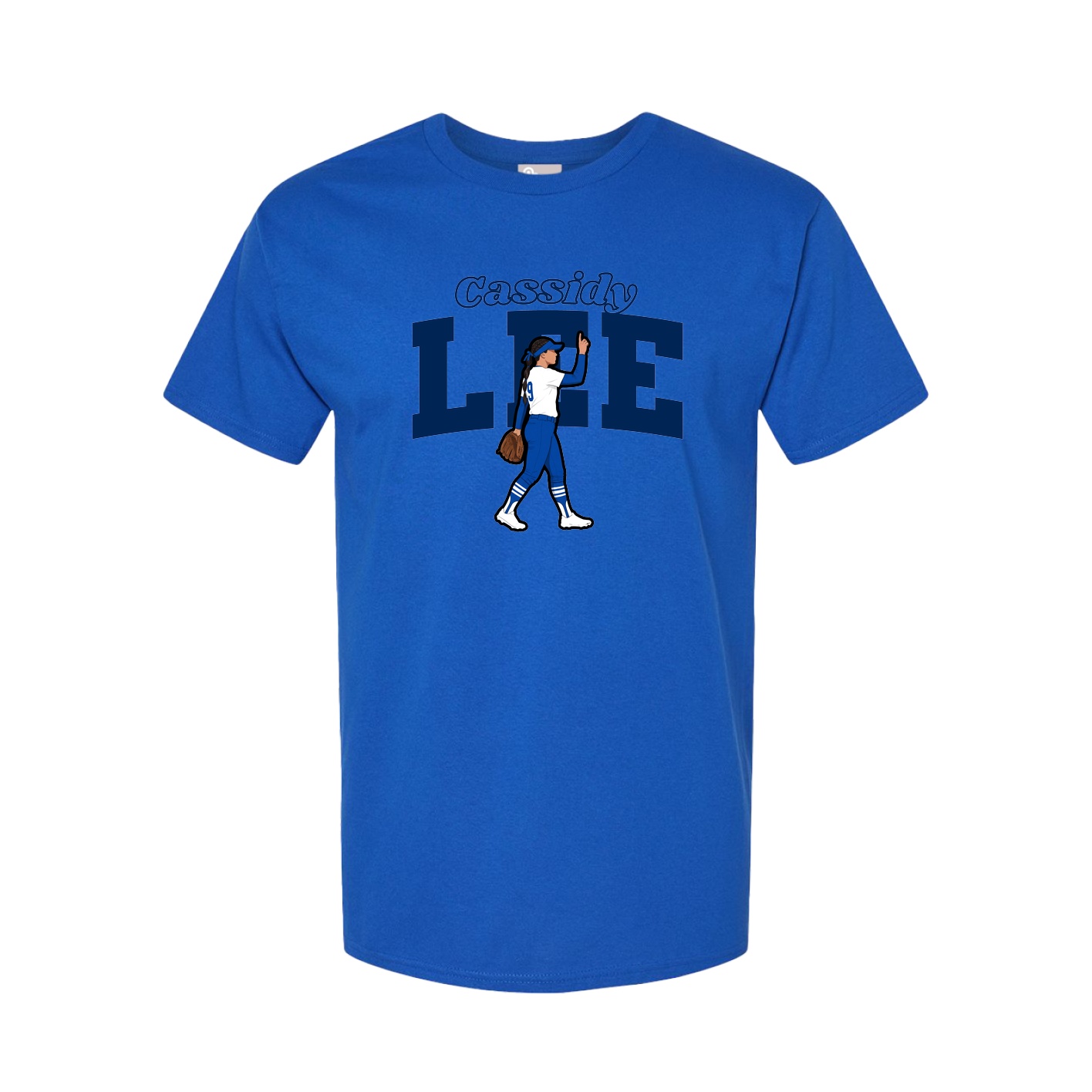 Tee — Name Arch in Royal