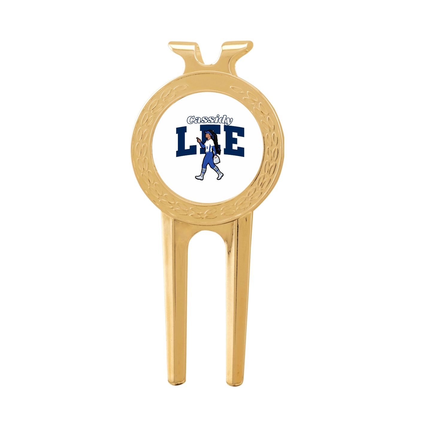 Divot Tool with Ball Marker — Name Arch in Classic