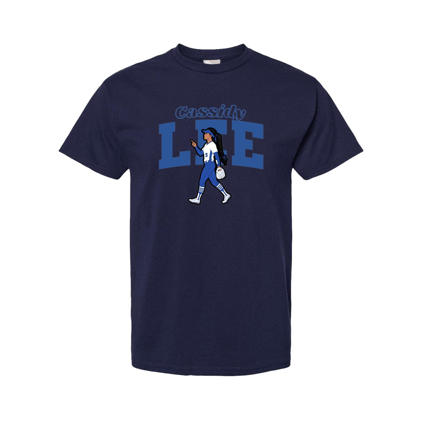 Tee — Name Arch in Navy