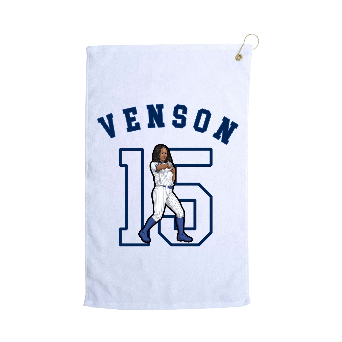 Golf Towel — Shirsey Arch in White