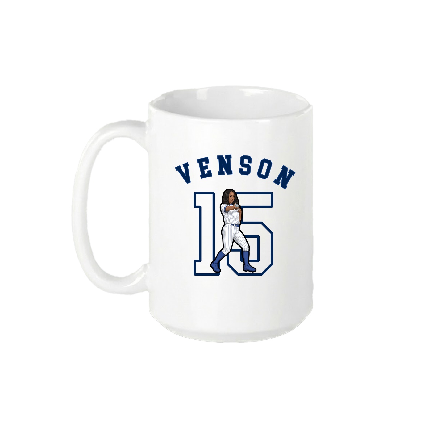 15oz Coffee Mug — Shirsey Arch in White