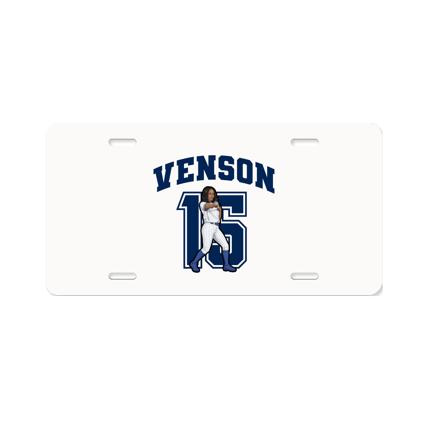 License Plate — Number in Classic