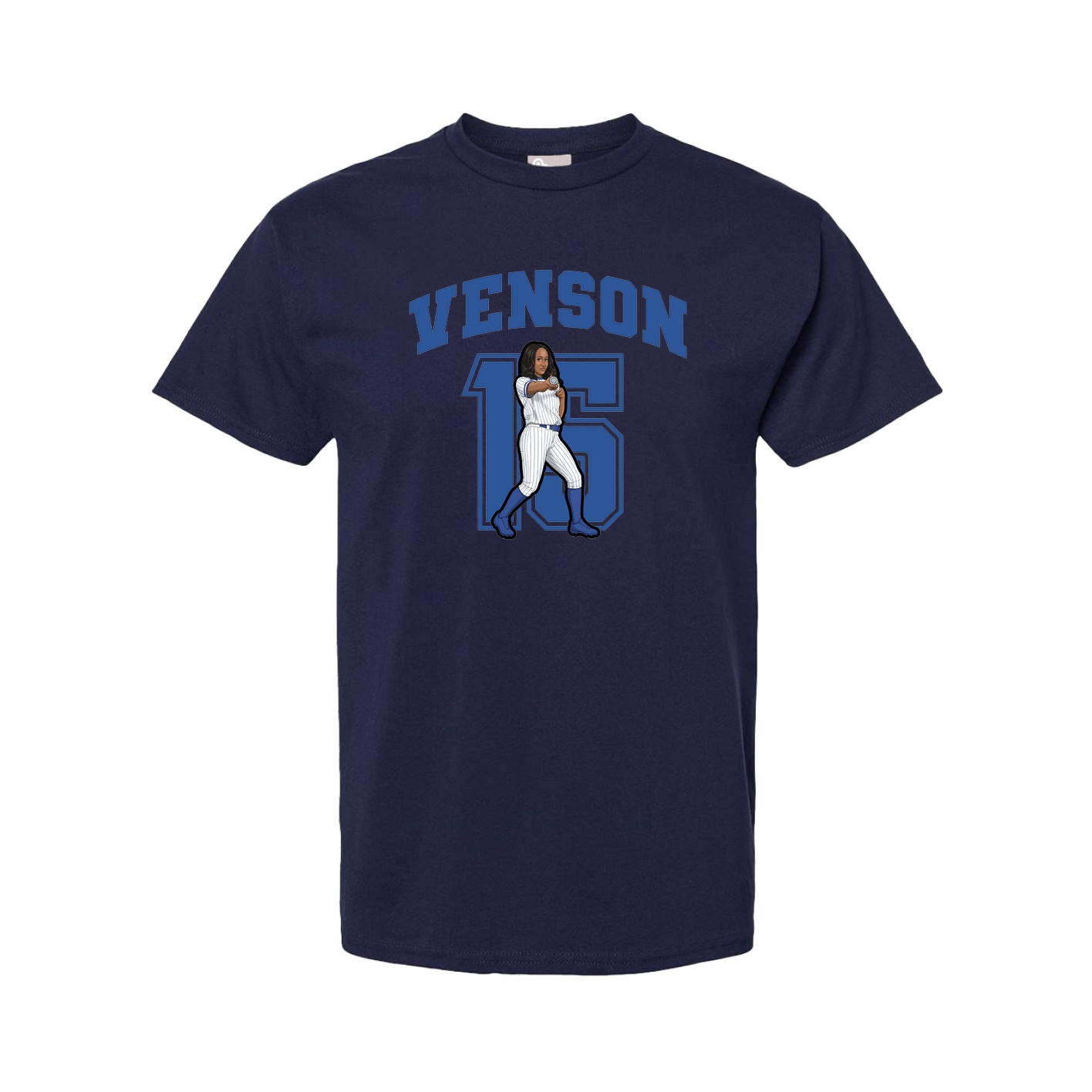 Tee — Number in Navy