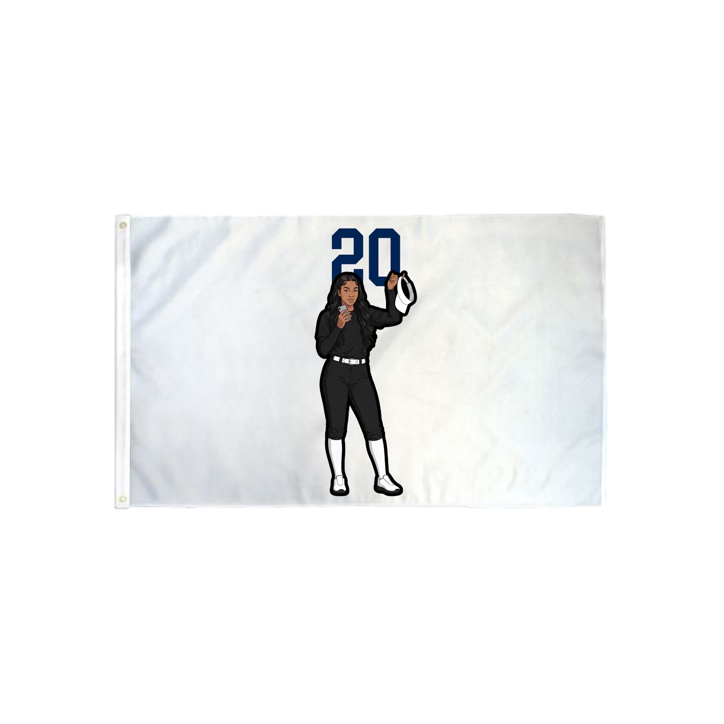 3x5 Flag — Number Top in Classic