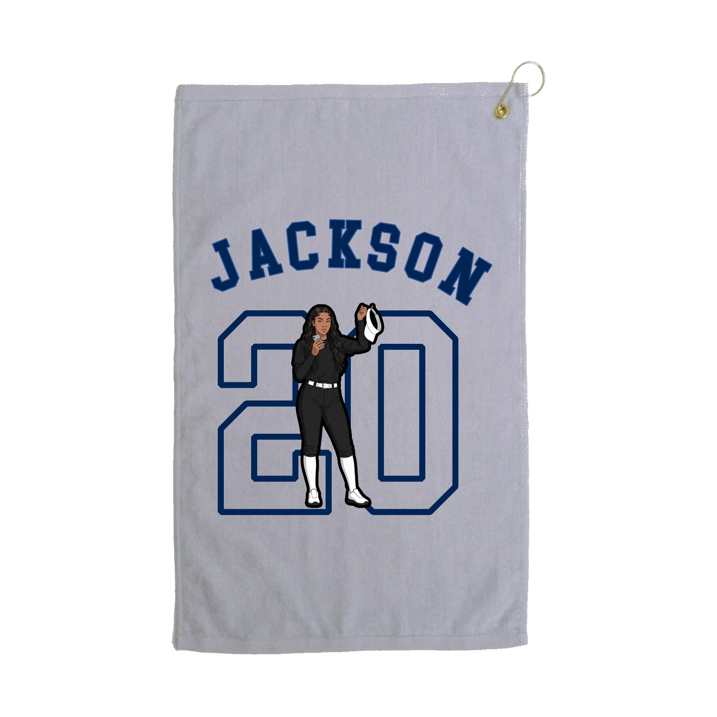 Golf Towel — Shirsey Arch in Grey