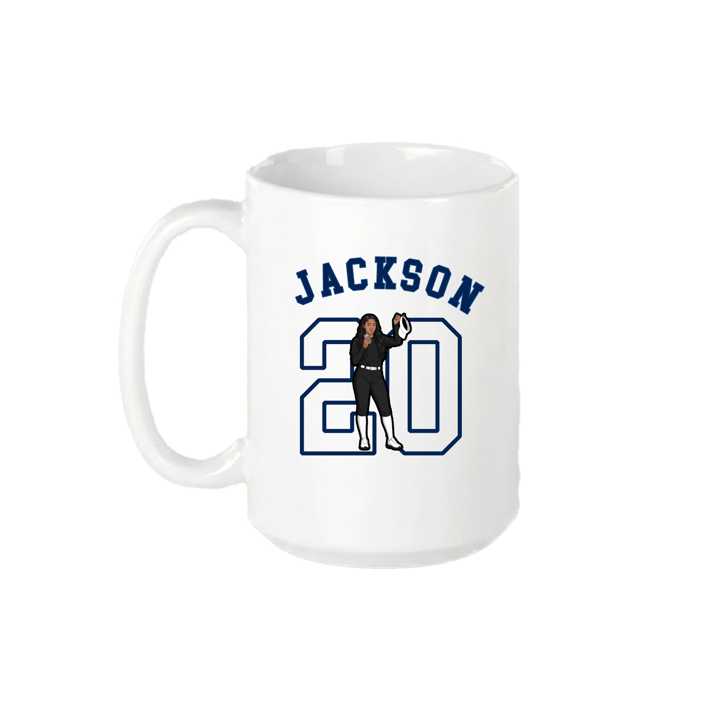 15oz Coffee Mug — Shirsey Arch in White