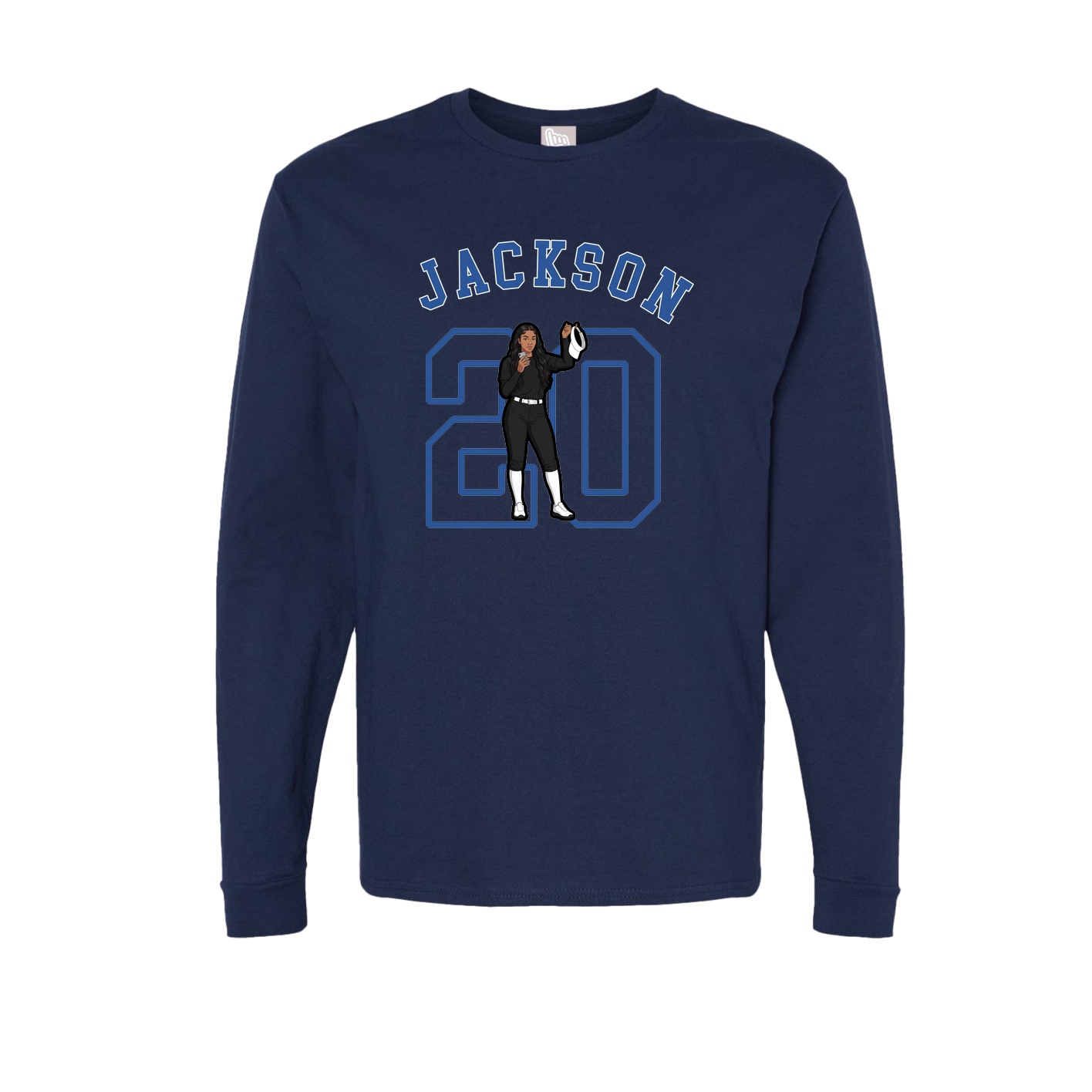 Long Sleeve Tee — Shirsey Arch in Navy